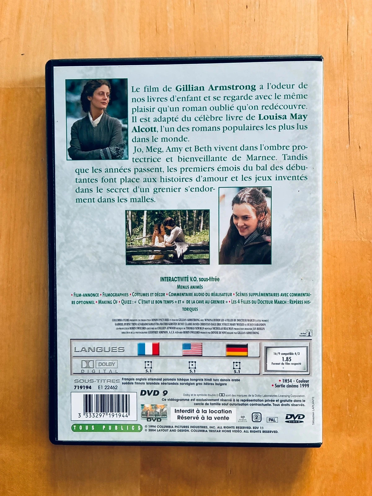 DVD Little Women starring Wynona Ryder. – photo 3